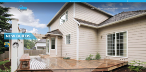 Rise Residential NZ - website design and development with a striking sky blue colour symbolizing clean precise and outdoors. Based in Rolleston, Selwyn and Christchurch. This is WordPress website design trying to show you it's not all about who has the biggest deck - every deck is different and combine that with new builds and renovations anything can be done to increase the value and x-factor of your home