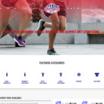 Magnitude Sports New Zealand, Sports, Gym and fitness gear for sale - website design and development with red and blue colours symbolizing sport and vibrancy