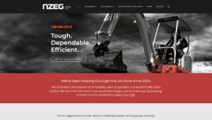 New Zealand Equipment Group Website design & production by XDC.NZ the most experienced professional & affordable Website Design company in Rolleston & Christchurch areas near me