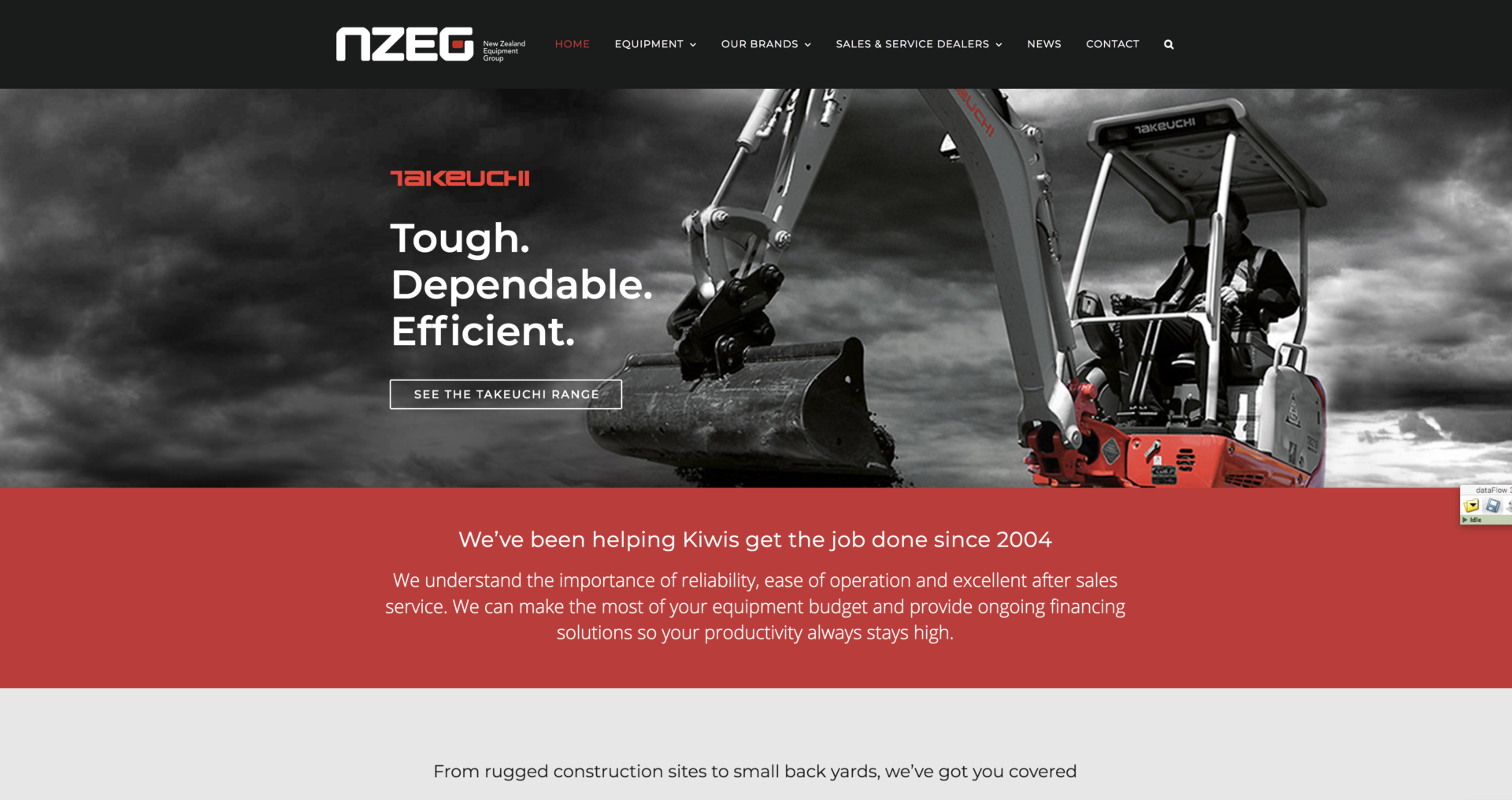 New Zealand Equipment Website