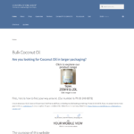 Coconut Oil Shop Website design & production by XDC.NZ the most experienced professional & affordable Website Design company in Rolleston/Christchurch areas near me