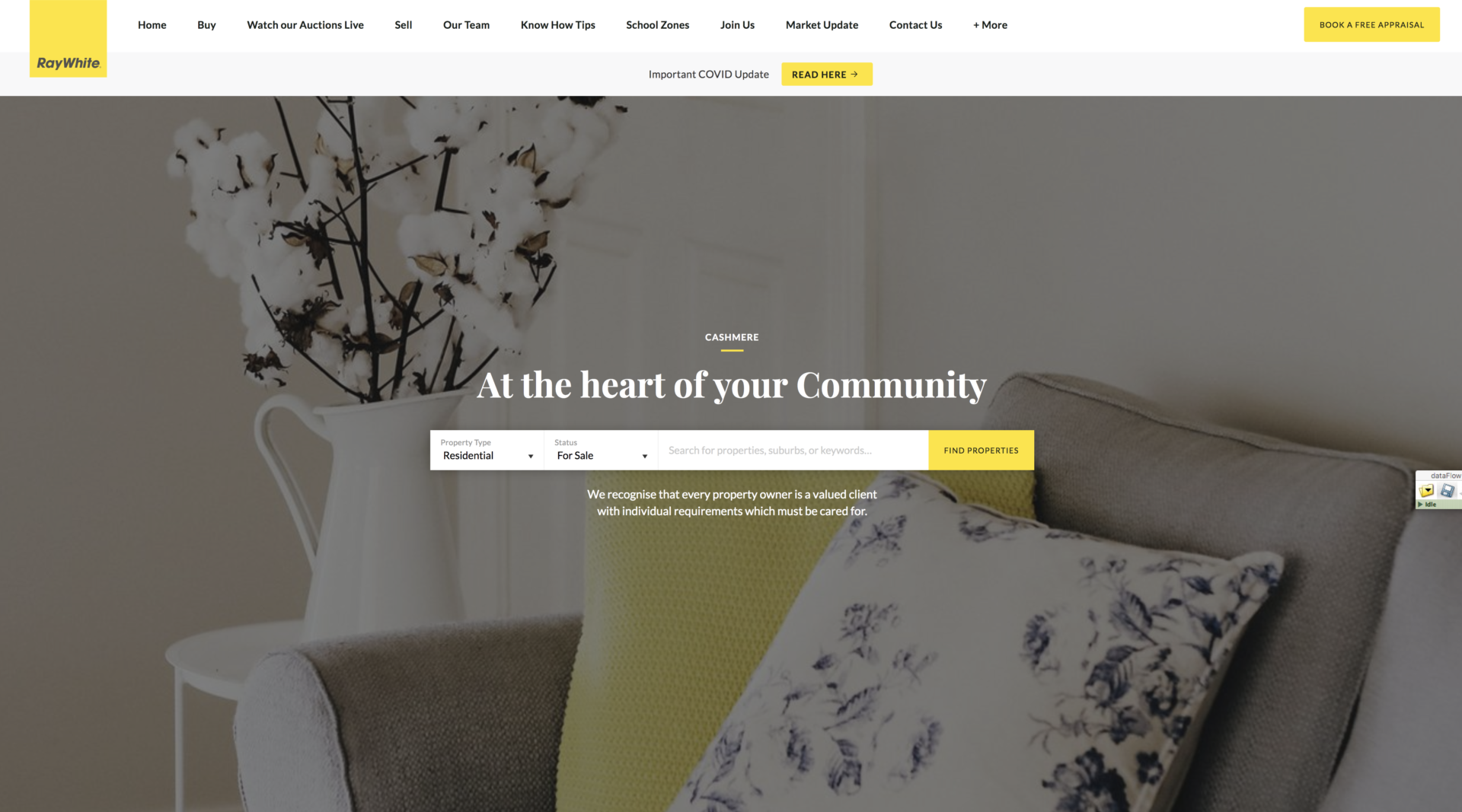 Ray White – Shirley & Cashmere Website