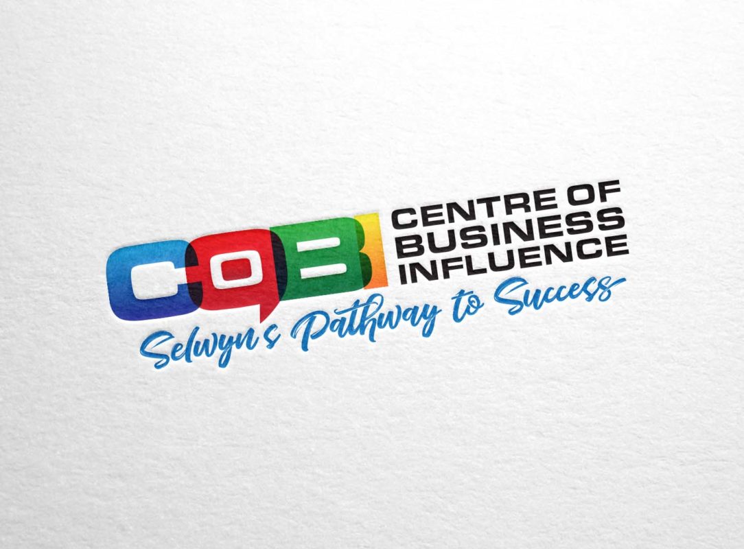 Logo Making made easy for The Centre of Business Influence (COBI) - Selwyn's Pathway to Success in Rolleston, South of Christchurch, NZ. A modern elegant Bususinss-like classy styled Logo Design made by XDC.NZ, the super experienced, professional, specialist Logo Designer based in Christchurch & Rolleston Selwyn NZ. The best Logo Designer near me