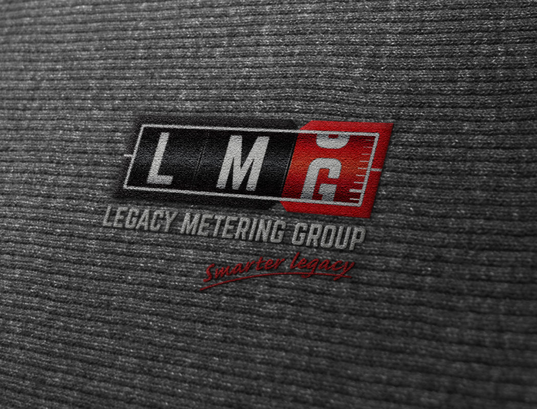 Logo Making made easy for Legacy Metering Group (LMG) an established national metering solutions business based in Christchurch, Canterbury, NZ. A modern tech-like friendly mechanical but old school styled electricity meter dial counter Logo Design made by XDC.NZ The best Logo Designer near me