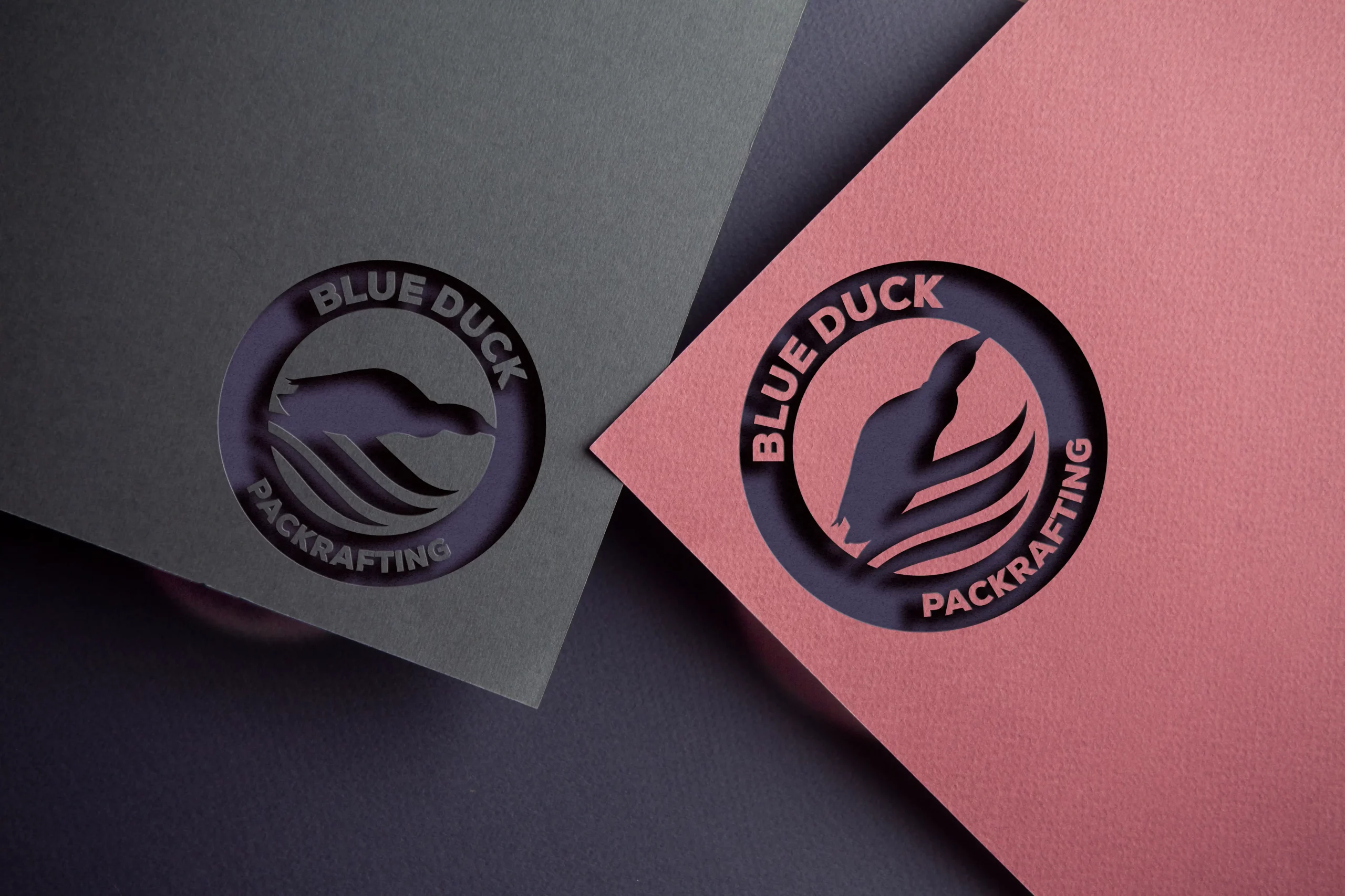 Logo Making made easy for Blue Duck Packrafting in Spreydon/Hoon Hay, Christchurch, Canterbury, NZ. An outdoor adventure Logo Design made by XDC.NZ, the professional, specialist Logo Designer or Logo Maker based in Christchurch & Rolleston Selwyn NZ
