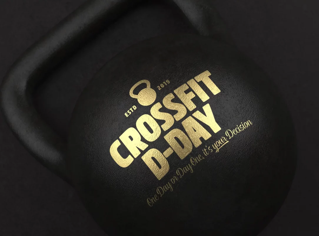 Logo Making made easy for CrossFit D-Day in Woolston, East Christchucrh, Canterbury, NZ. A modern solid gym fitness business friendly styled Logo Design made by XDC.NZ, the best Logo Designer or Logo Maker near me in Christchurch & Rolleston Selwyn NZ