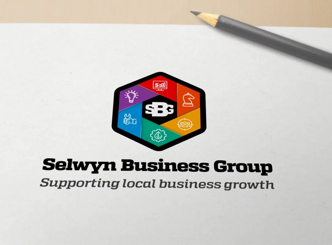 Logo Making made easy for Selwyn Business Group (SBG.NZ) in Rolleston, Selwyn. A Selwyn Business Networking Group Logo Design made by XDC.NZ, the super experienced Logo Designer or Logo Maker based in Christchurch & Rolleston Selwyn NZ. Call Clint now on 021 11 44 014