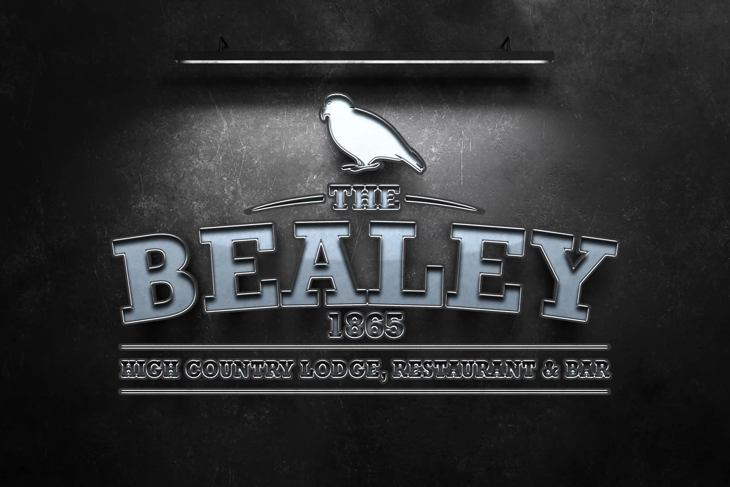 Logo Making made easy for The Bealey in Arthur's Pass, Selwyn, Christchurch, Canterbury, NZ. A "Southern Man" outdoor rugged Logo Design made by XDC.NZ, the super experienced Logo Maker based in Christchurch & Rolleston NZ
