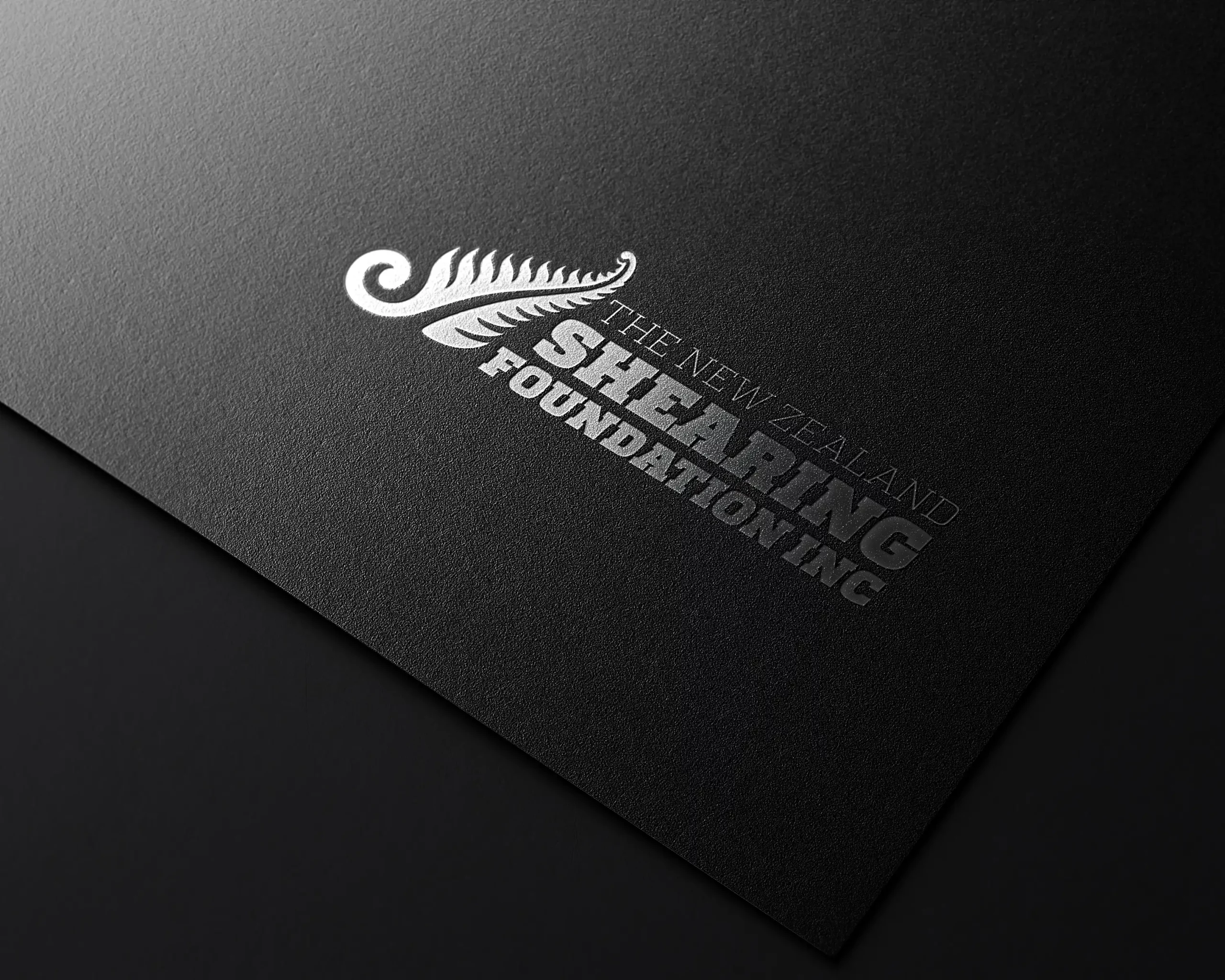 Logo Making made easy for The NZ Shearing Foundation Inc in Rolleston, Selwyn, Christchucrh, Canterbury, NZ. A international business friendly patriotic solid styled Logo Design made by XDC.NZ, the specialist Logo Designer based in Christchurch NZ