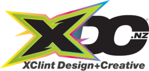 XDC.NZ Logo Words Clint is the best Logo Designer, expert Christchurch Graphic Designer and best Wix Website Designer in Christchurch, Canterbury