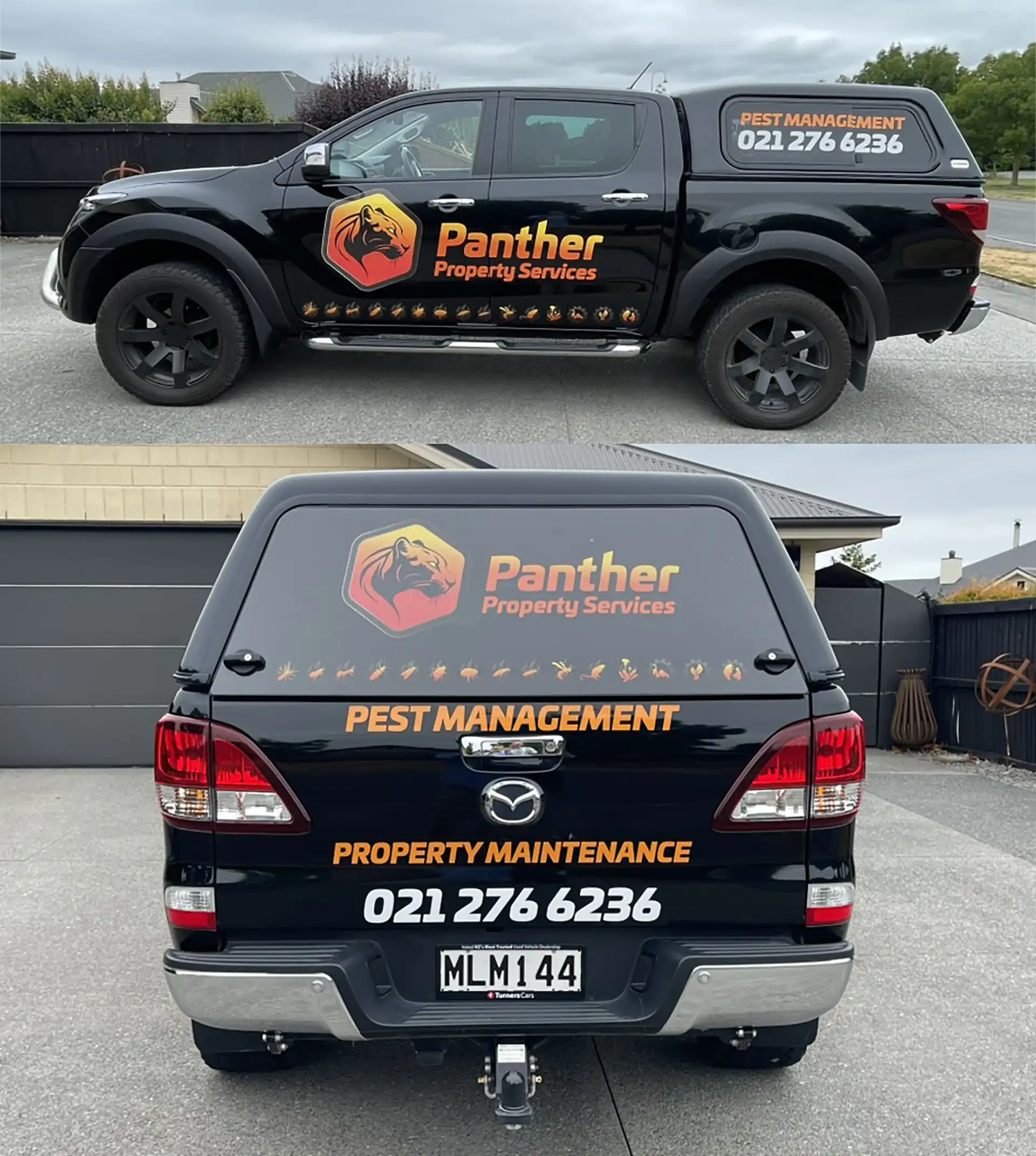 Panther Property Services nz High-Quality Signwriting: More Than Just Application with XDC.NZ in Christchurch