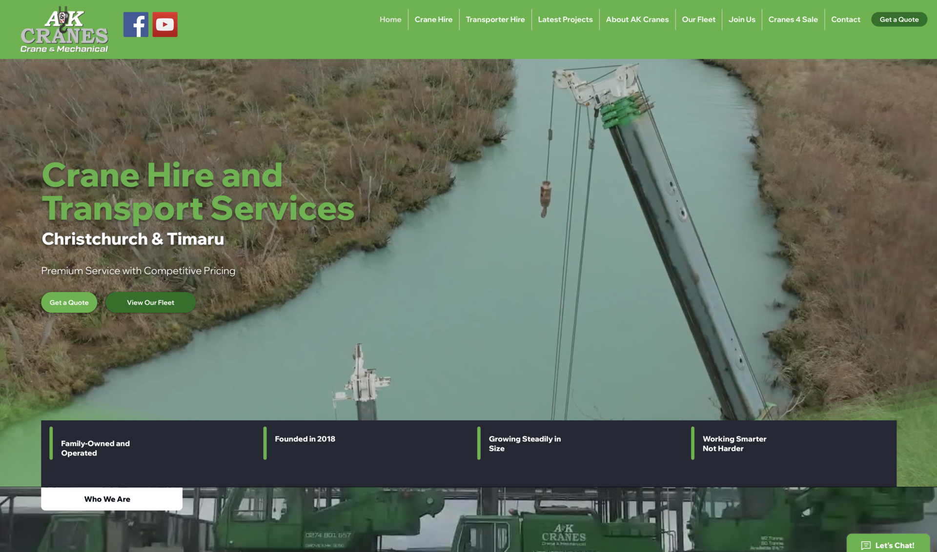 Clint’s great service and expertise helped AK Cranes with a website upgrade and SEO, boosting our Google rankings. A job well done!