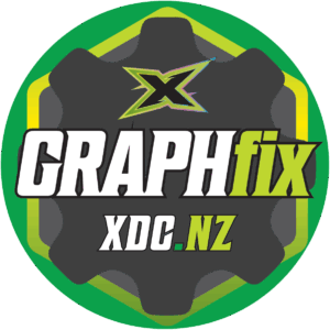 GRAPHfix logo – XDC’s graphic design and print materials service | Graphics Repairs & Training in Canterbury | XDC.NZ